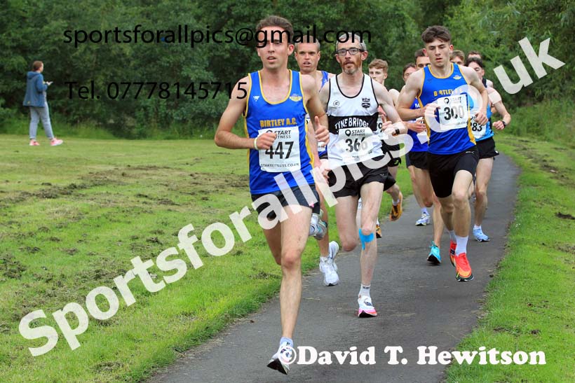 Snior mens 2023 Sunderland 5k Road Race, July 20th.  Photo: David T. Hewitson/Sports for All Pics